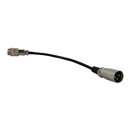 Adaptateur chargeur tous modèles (GX16 3pins mâle- XLR mâle)